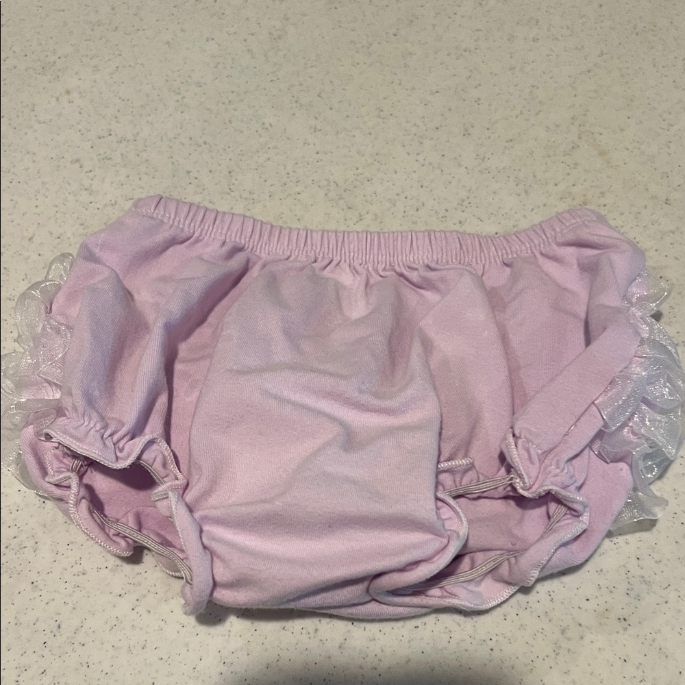 Pastel Purple Ruffled Diaper Cover by Ruffle Butts - Picture 2 of 3
